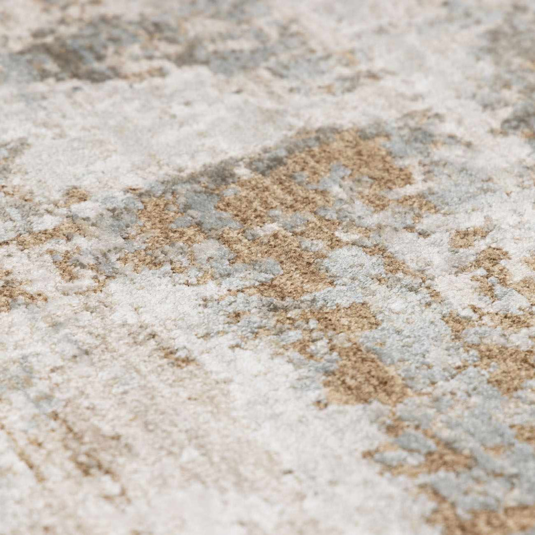Kress Modern Abstract Design Taupe And Gray Area Rug - The Rug Decor