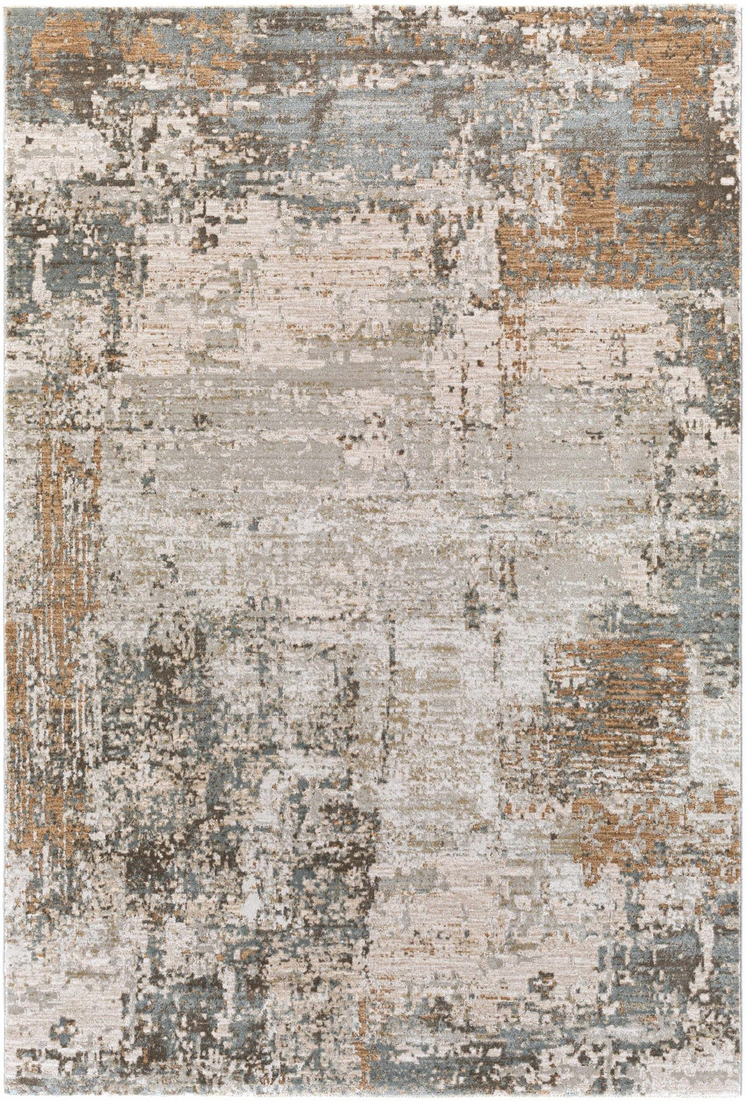 Kress Modern Abstract Design Taupe And Gray Area Rug - The Rug Decor