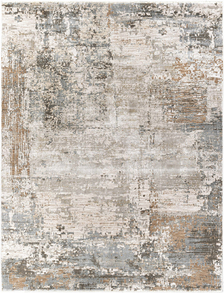Kress Modern Abstract Design Taupe And Gray Area Rug - The Rug Decor