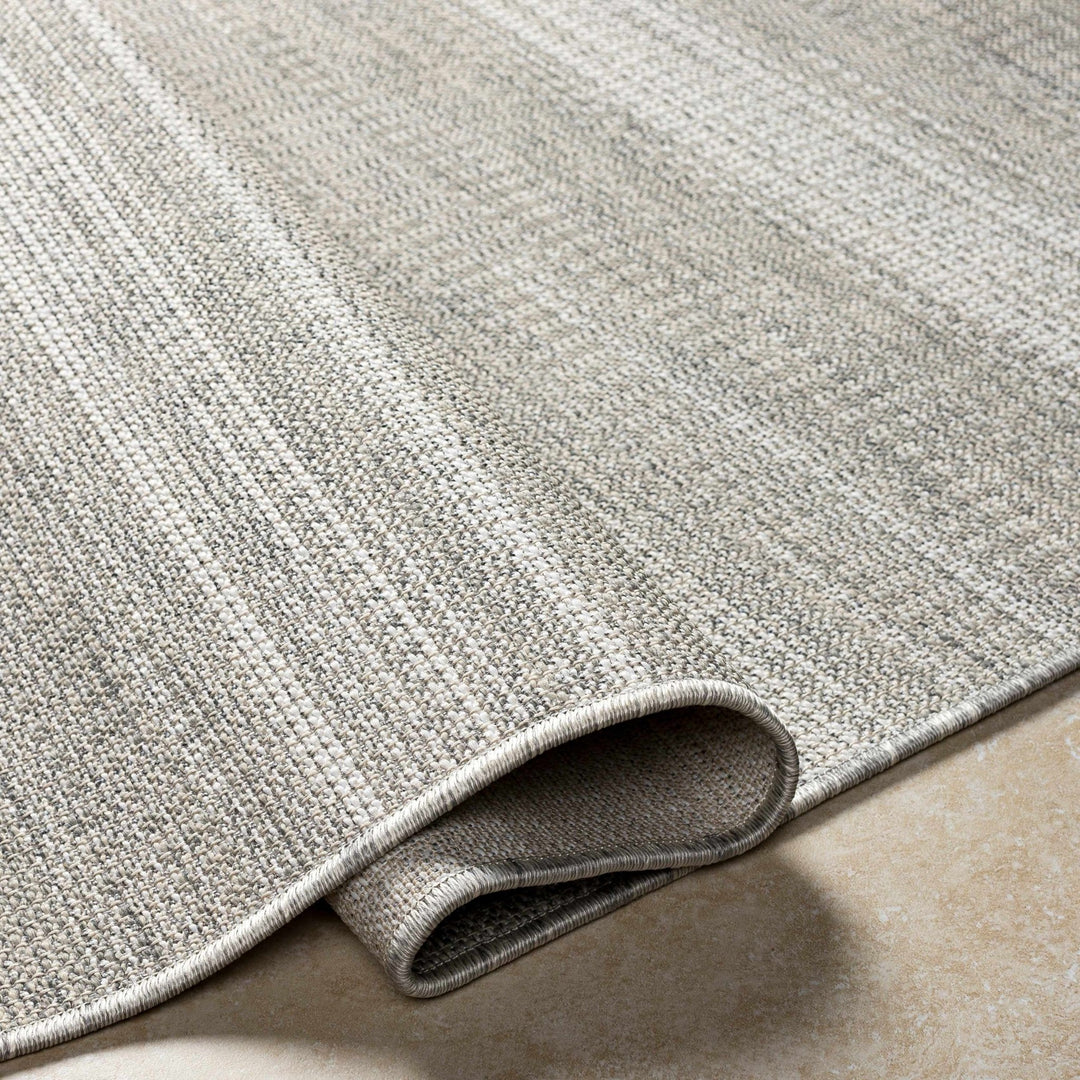 Kris Contemporary Style Ivory And Gray Area Rug - The Rug Decor
