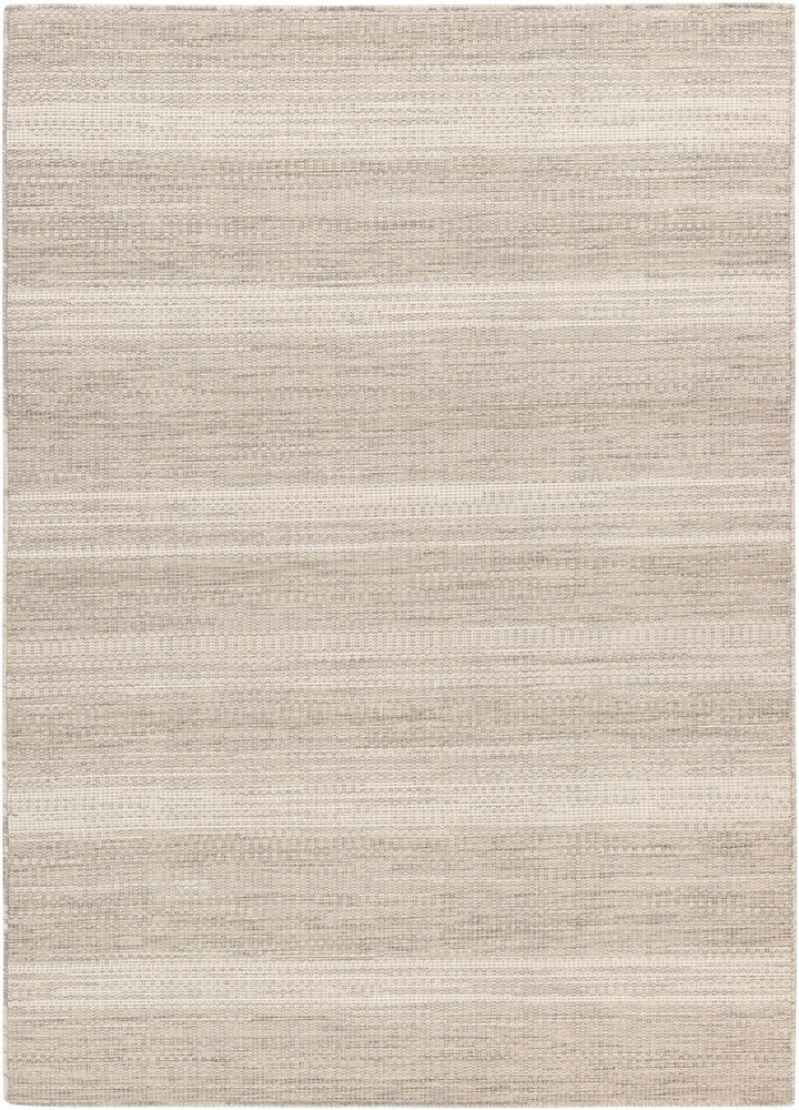 Kris Contemporary Style Ivory And Gray Area Rug - The Rug Decor