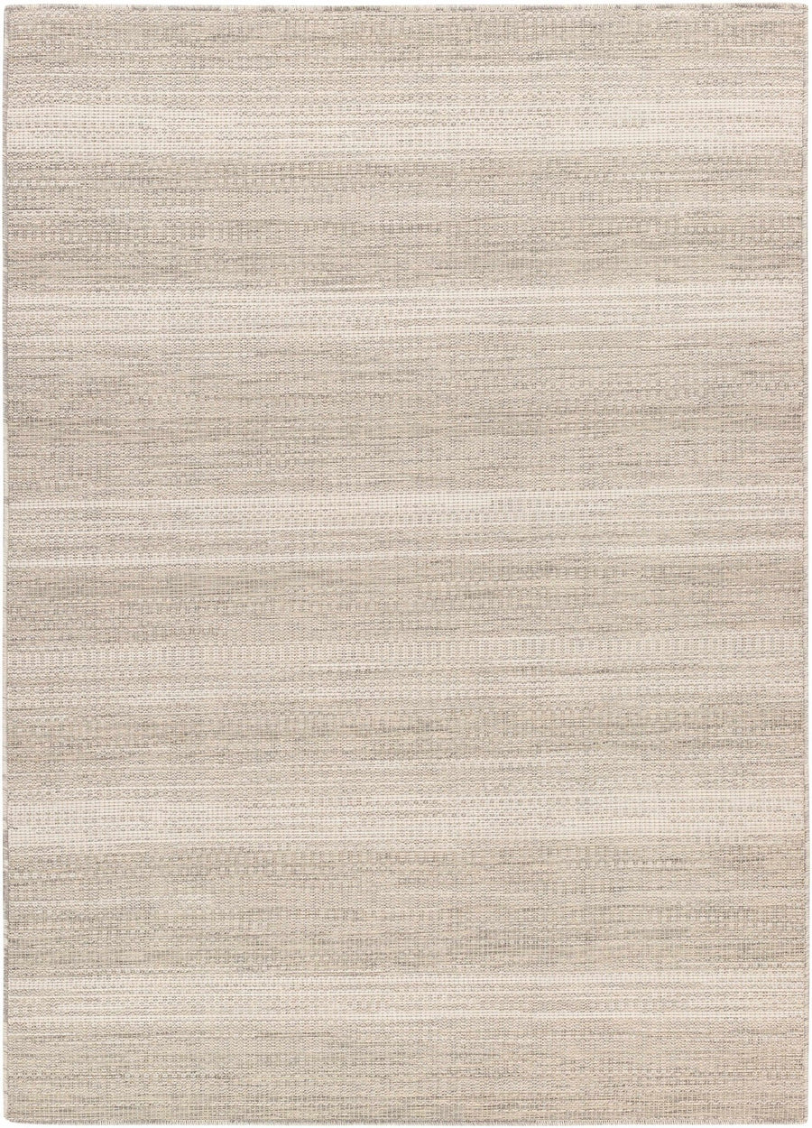 Kris Contemporary Style Ivory And Gray Area Rug - The Rug Decor