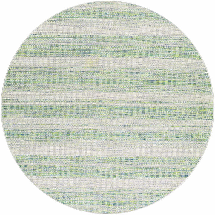 Kris Modern Stripe Pattern Green Area Rug - The Rug Decor