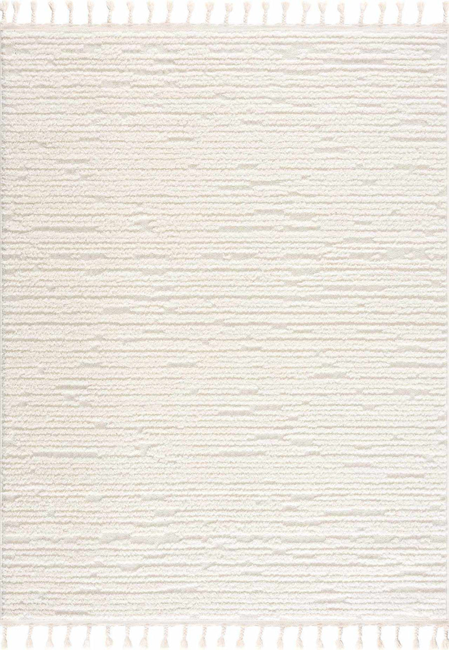 Kulu Ivory Contemporary Style Area Rug - The Rug Decor