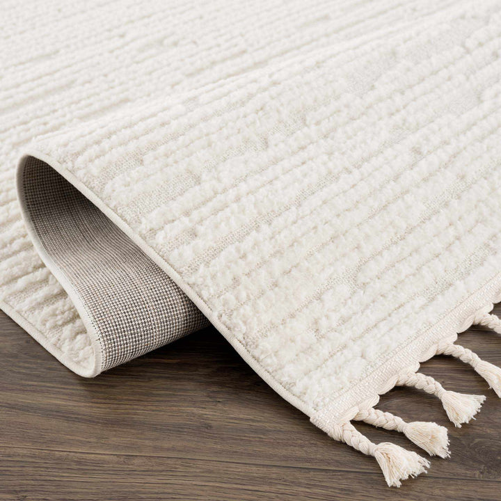 Kulu Ivory Contemporary Style Area Rug - The Rug Decor