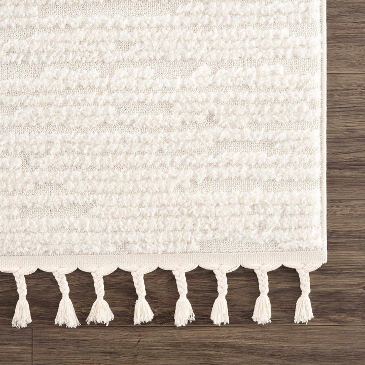 Kulu Ivory Contemporary Style Area Rug - The Rug Decor
