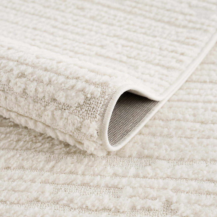 Kulu Ivory Contemporary Style Area Rug - The Rug Decor