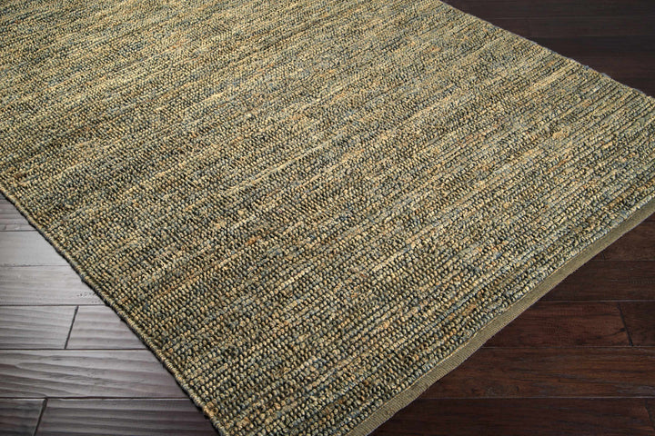 Kurtz Modern Style Olive Hand Woven Jute Area Rug