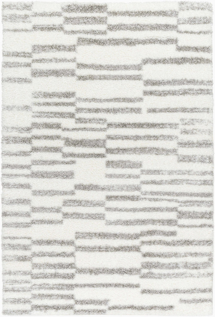 Kuron Modern Style Ivory And Gray Area Rug - The Rug Decor
