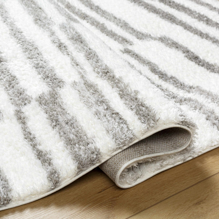 Kuron Modern Style Ivory And Gray Area Rug - The Rug Decor