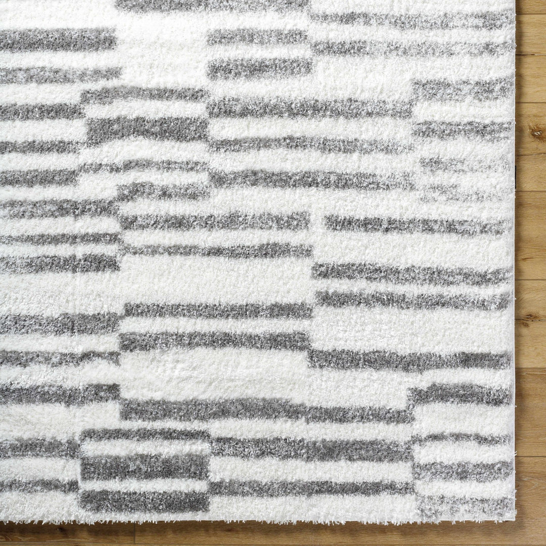 Kuron Modern Style Ivory And Gray Area Rug - The Rug Decor