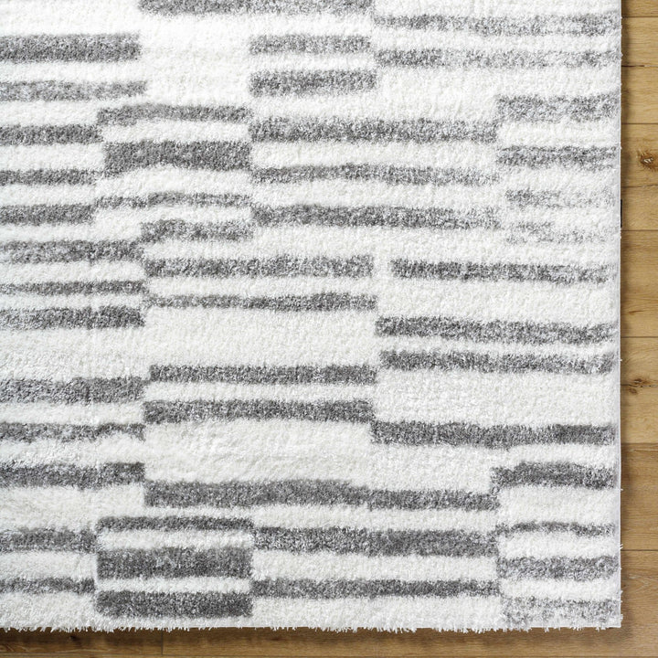 Kuron Modern Style Ivory And Gray Area Rug - The Rug Decor
