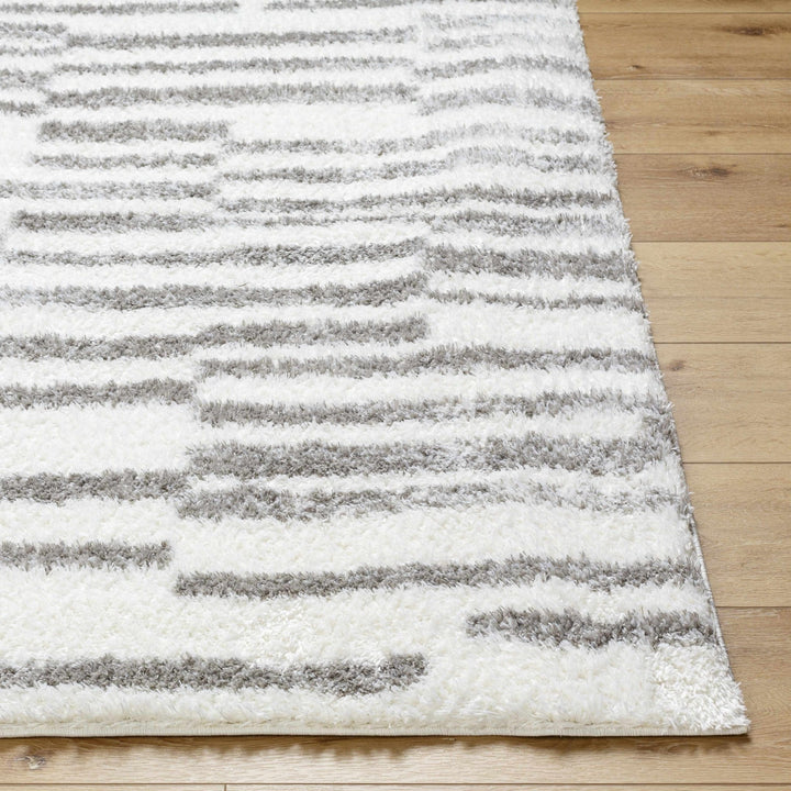 Kuron Modern Style Ivory And Gray Area Rug - The Rug Decor