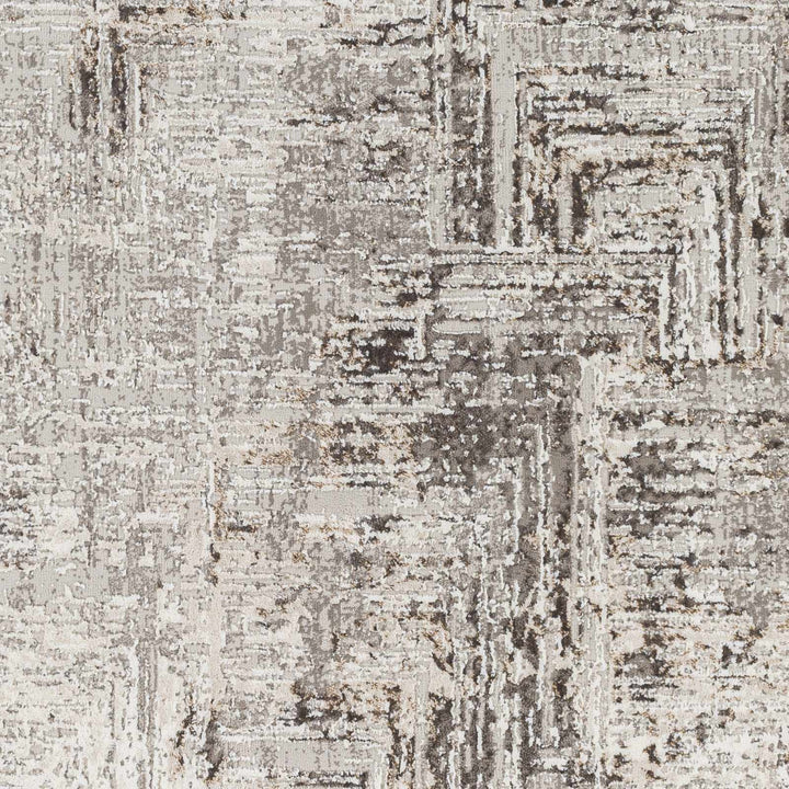 Kutloanong Brown And Ivory Modern Abstract Area Rug - The Rug Decor