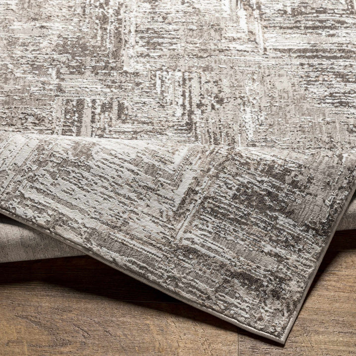 Kutloanong Brown And Ivory Modern Abstract Area Rug - The Rug Decor