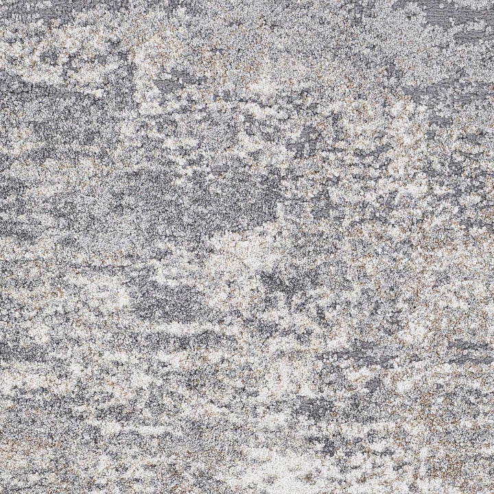 Kyabram Modern Abstract Design Gray And Ivory Area Rug - The Rug Decor
