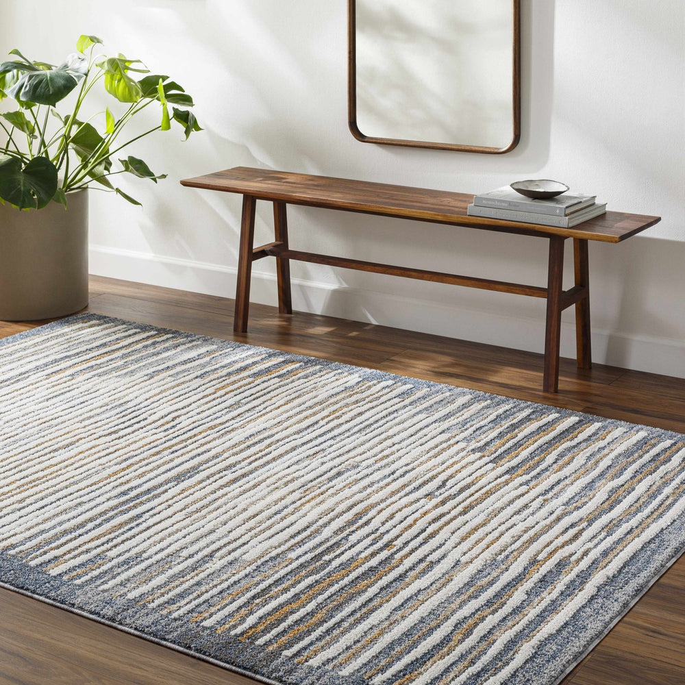 Kylar Contemporary Style Gray And Beige Rug - The Rug Decor