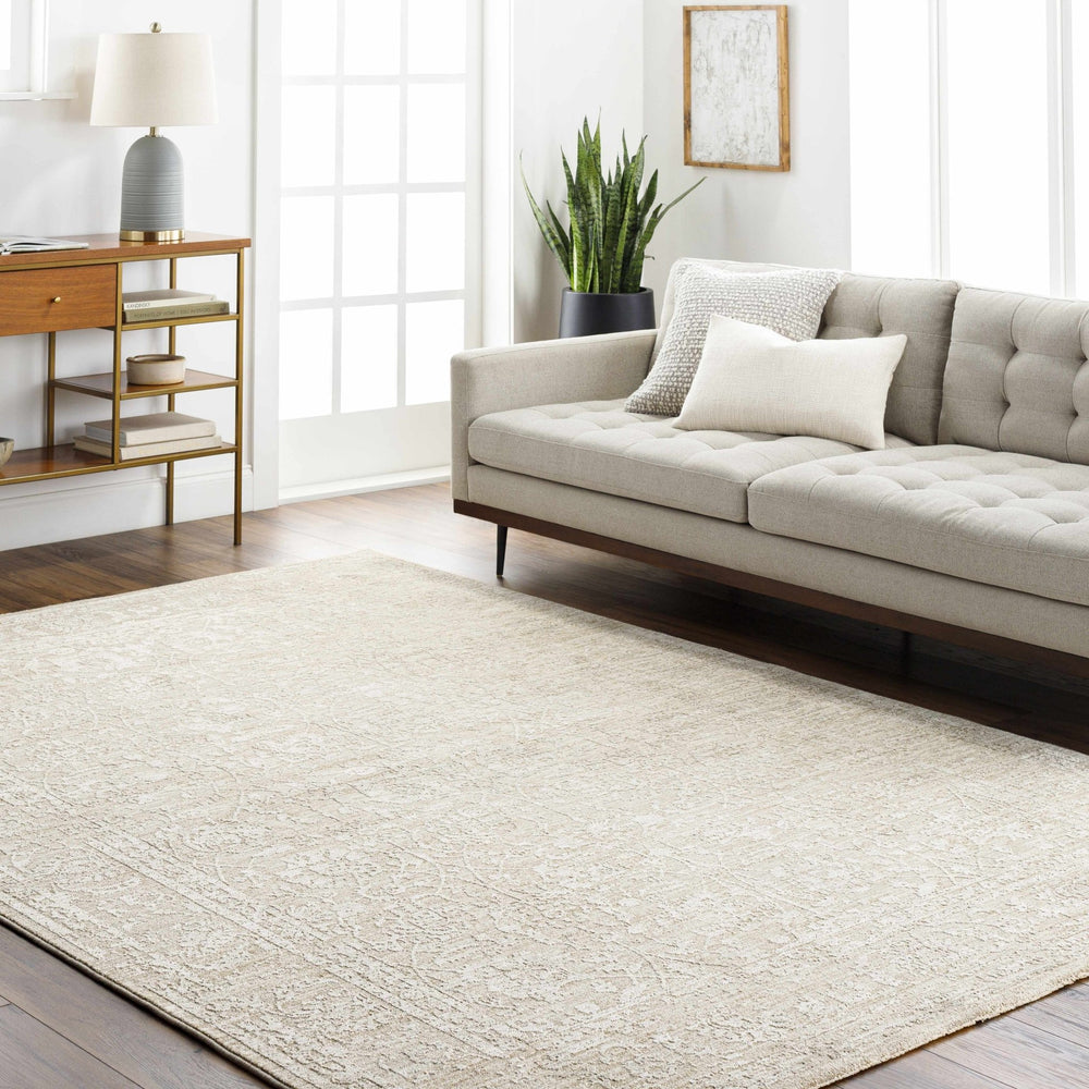 Kyran Beige Traditional Style Area Rug - The Rug Decor