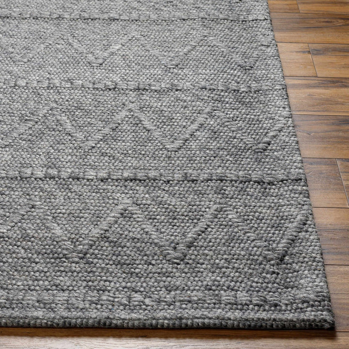 Kyung Contemporary Geometrical Gray Area Rug - The Rug Decor