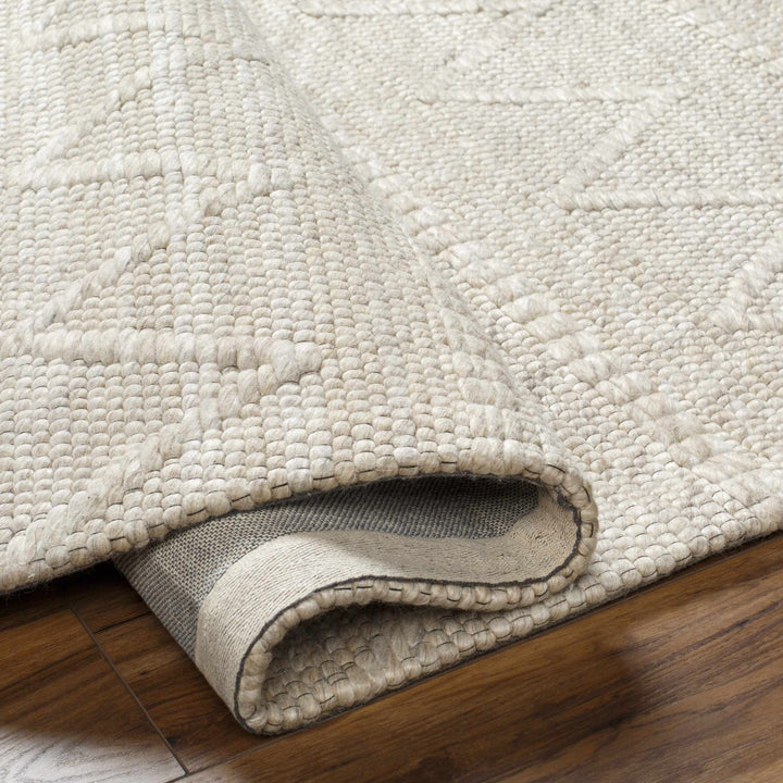Kyung Contemporary Geometrical Ivory Area Rug - The Rug Decor