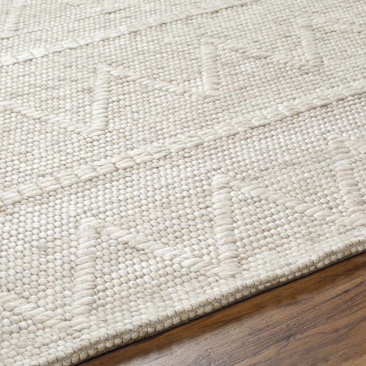 Kyung Contemporary Geometrical Ivory Area Rug - The Rug Decor