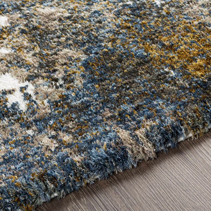 Lafontaine Modern Abstract Design Ivory And Brown Area Rug