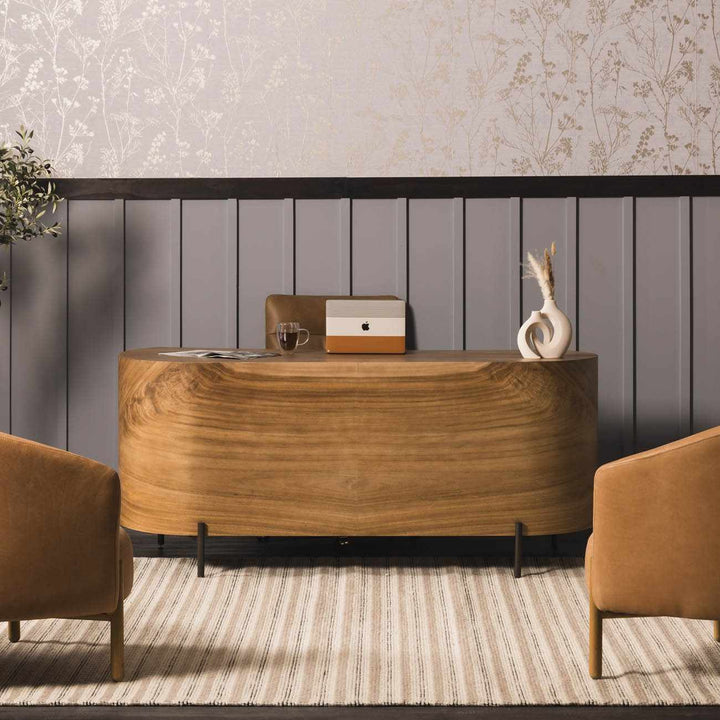 Laleh Modern Stripe Pattern Cream & Black Hand Woven Wool Rug - The Rug Decor