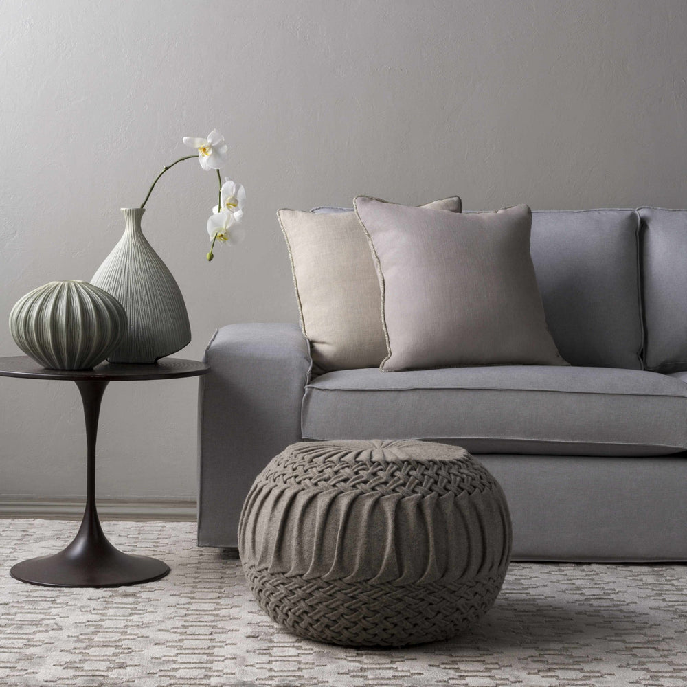 Lamoni Contemporary Geometrical Gray And Silver Viscose Rug - The Rug Decor