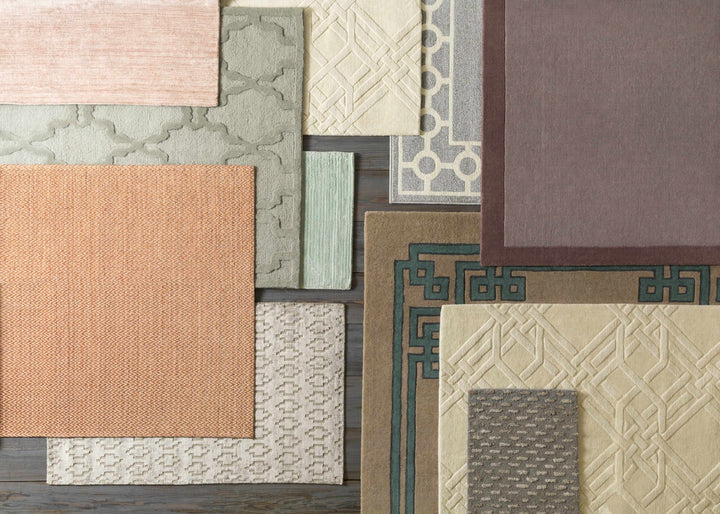 Lamoni Contemporary Geometrical Gray And Silver Viscose Rug - The Rug Decor