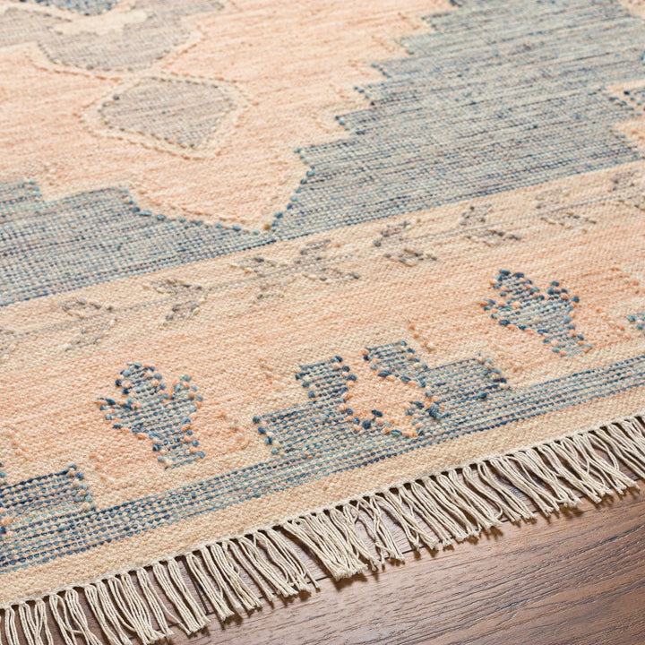Lana Traditional Kilim Peach And Gray Rug - The Rug Decor