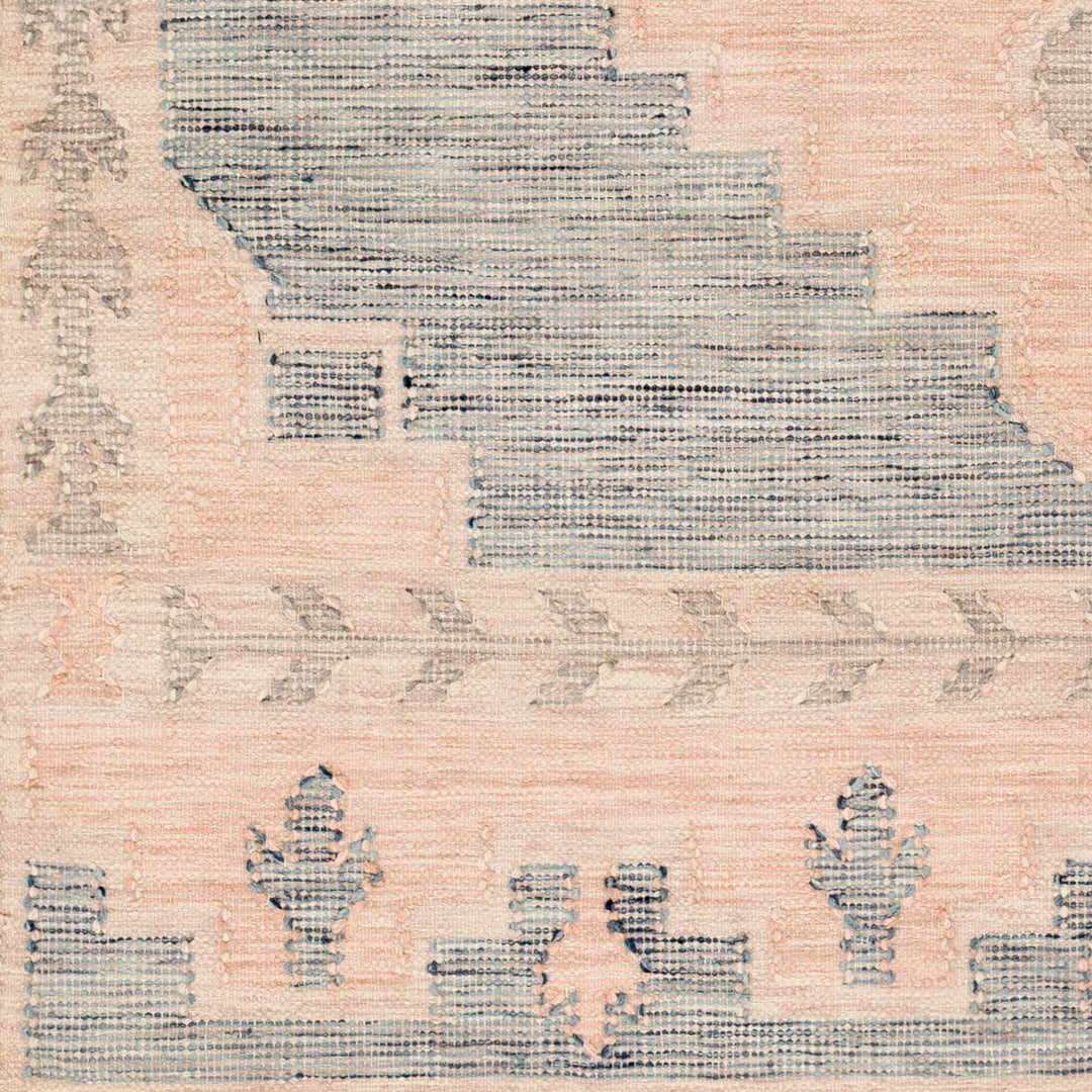 Lana Traditional Kilim Peach And Gray Rug - The Rug Decor