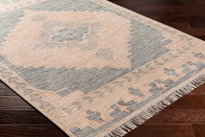 Lana Traditional Kilim Peach And Gray Rug - The Rug Decor