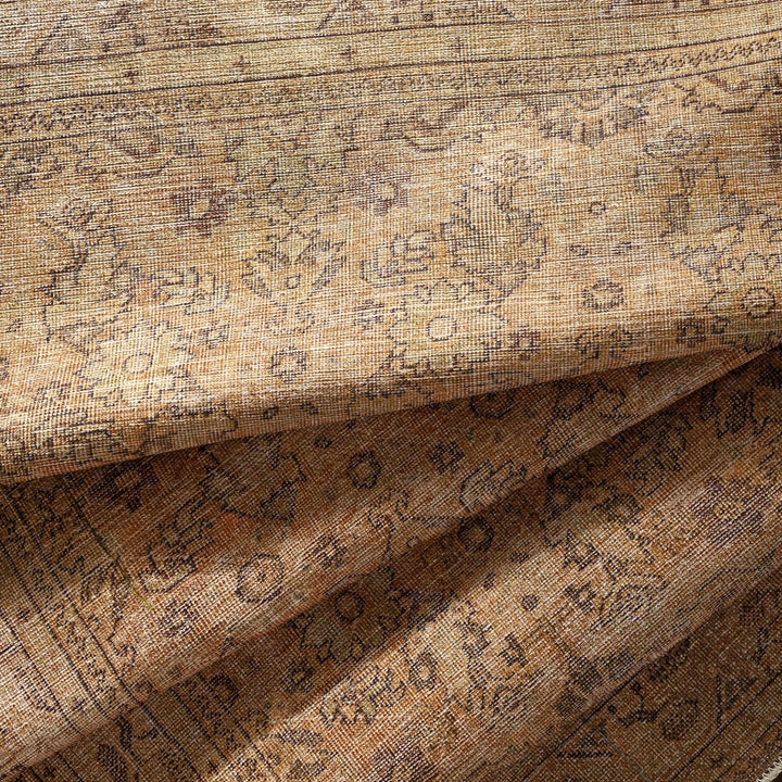 Lapining Washable Traditional Beige And Brown Area Rug - The Rug Decor