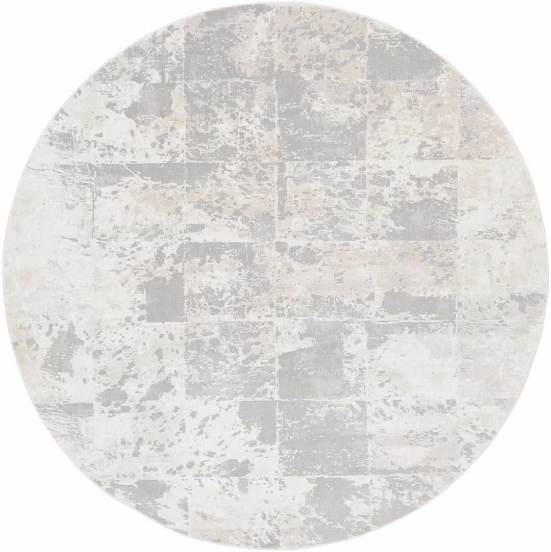 Lares Modern Abstract Design Beige And Gray Area Rug - The Rug Decor