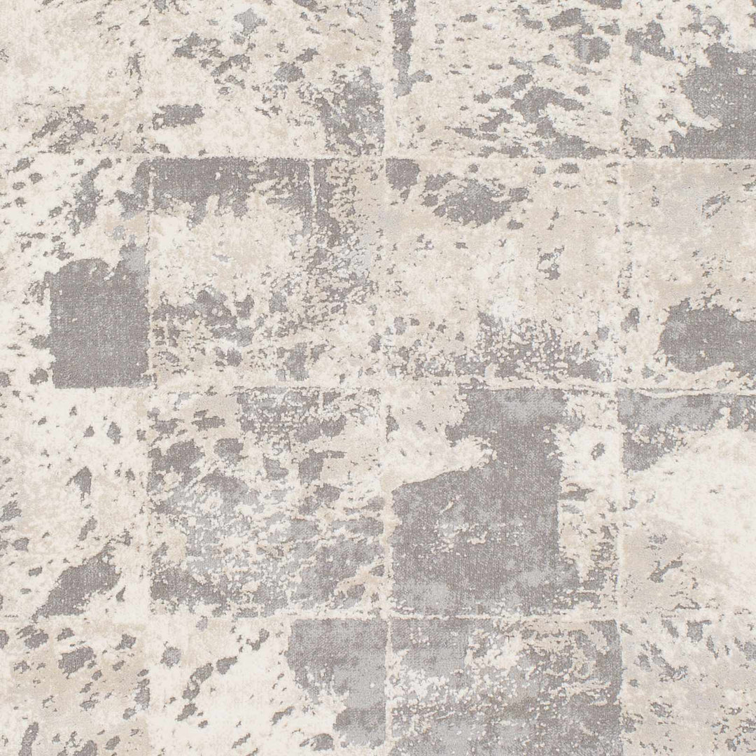 Lares Modern Abstract Design Beige And Gray Area Rug - The Rug Decor