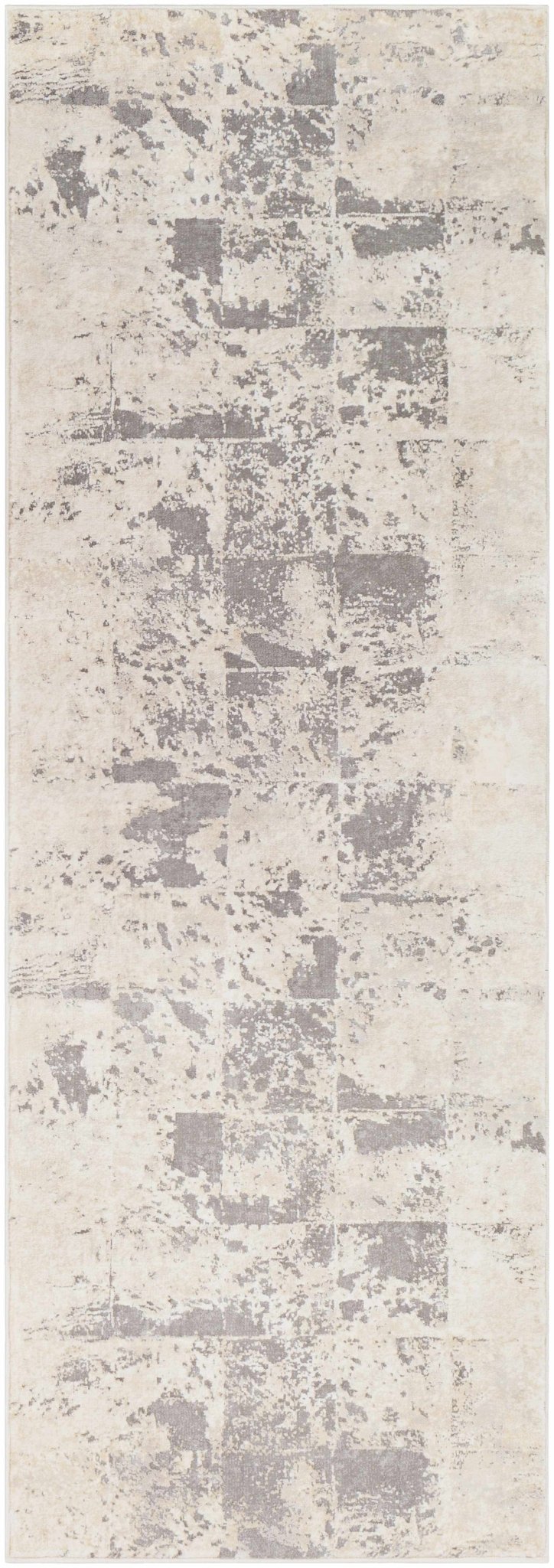 Lares Modern Abstract Design Beige And Gray Area Rug - The Rug Decor
