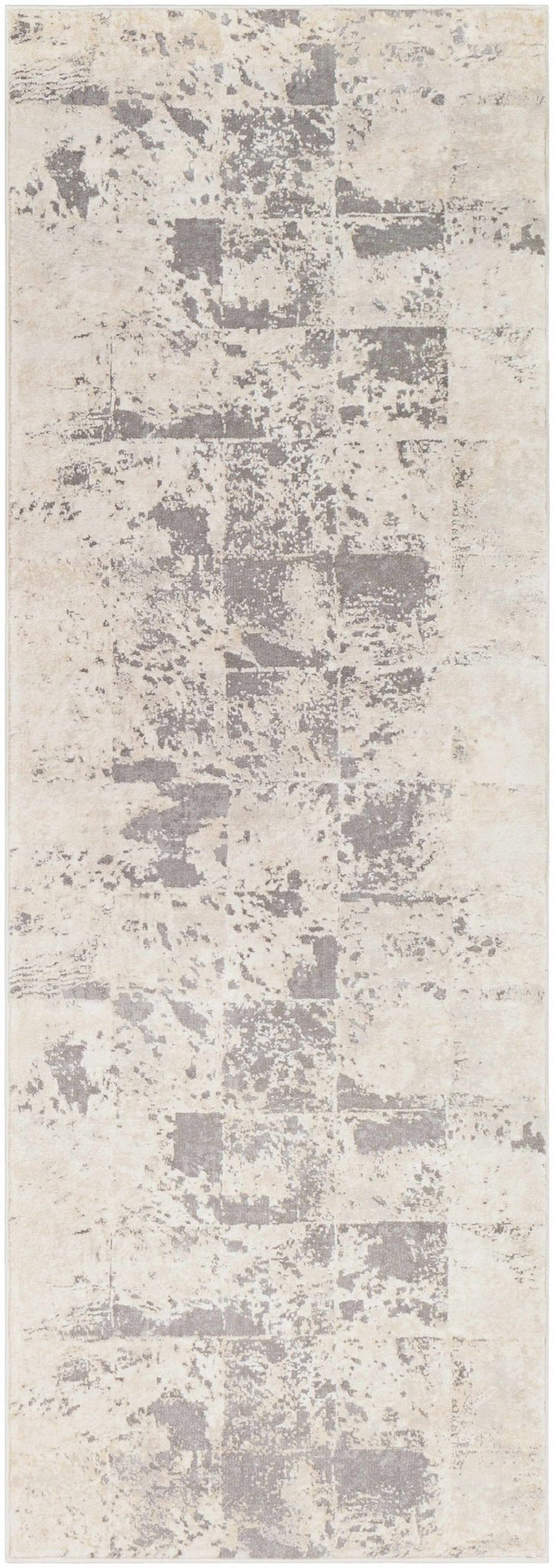 Lares Modern Abstract Design Beige And Gray Area Rug - The Rug Decor
