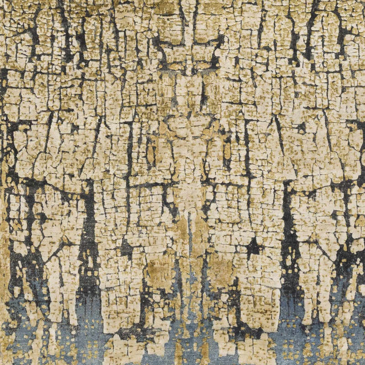 Latour Modern Abstract Design Olive Hand Knotted Wool Area Rug - The Rug Decor