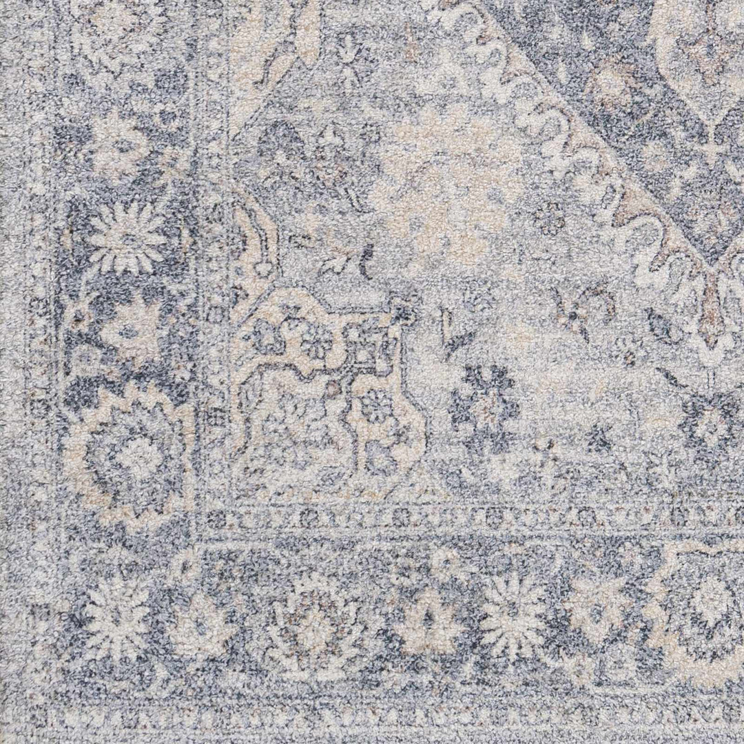 Laura Traditional Style Blue And Beige Hand Woven Area Rug