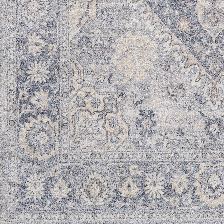 Laura Traditional Style Blue And Beige Hand Woven Area Rug