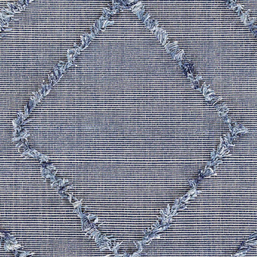 Lavington Modern Geometrical Design Blue Hand Woven Area Rug - The Rug Decor