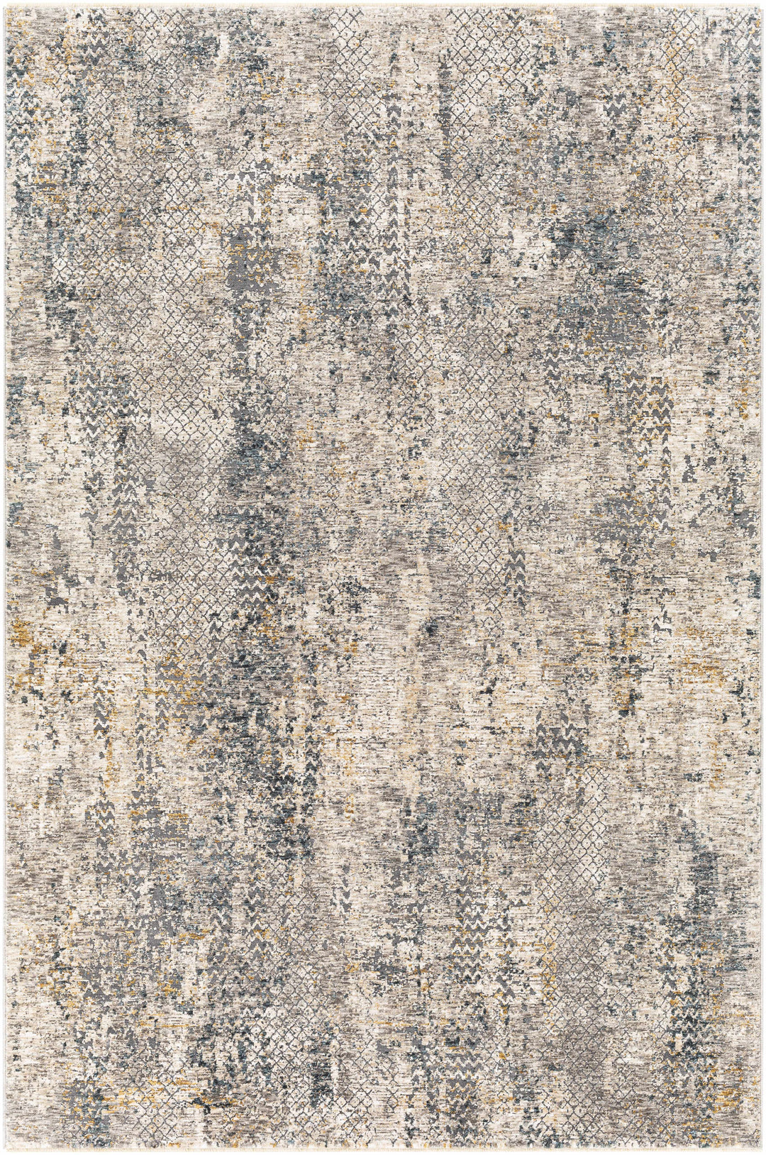 Lawnton Gray And Beige Modern Abstract Design Area Rug