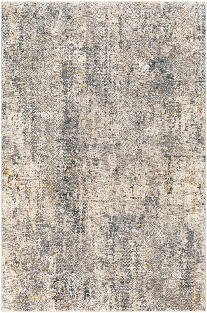Lawnton Gray And Beige Modern Abstract Design Area Rug