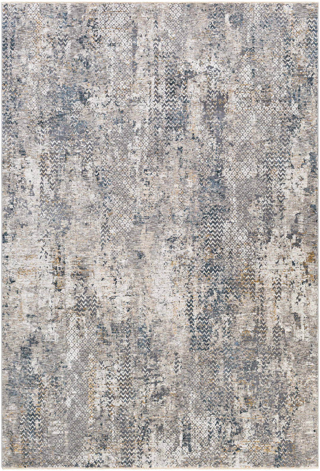 Lawnton Gray And Beige Modern Abstract Design Area Rug