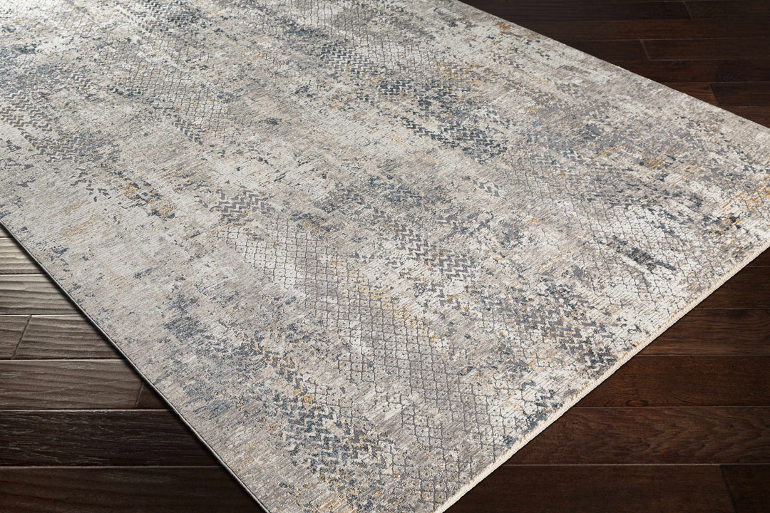 Lawnton Gray And Beige Modern Abstract Design Area Rug