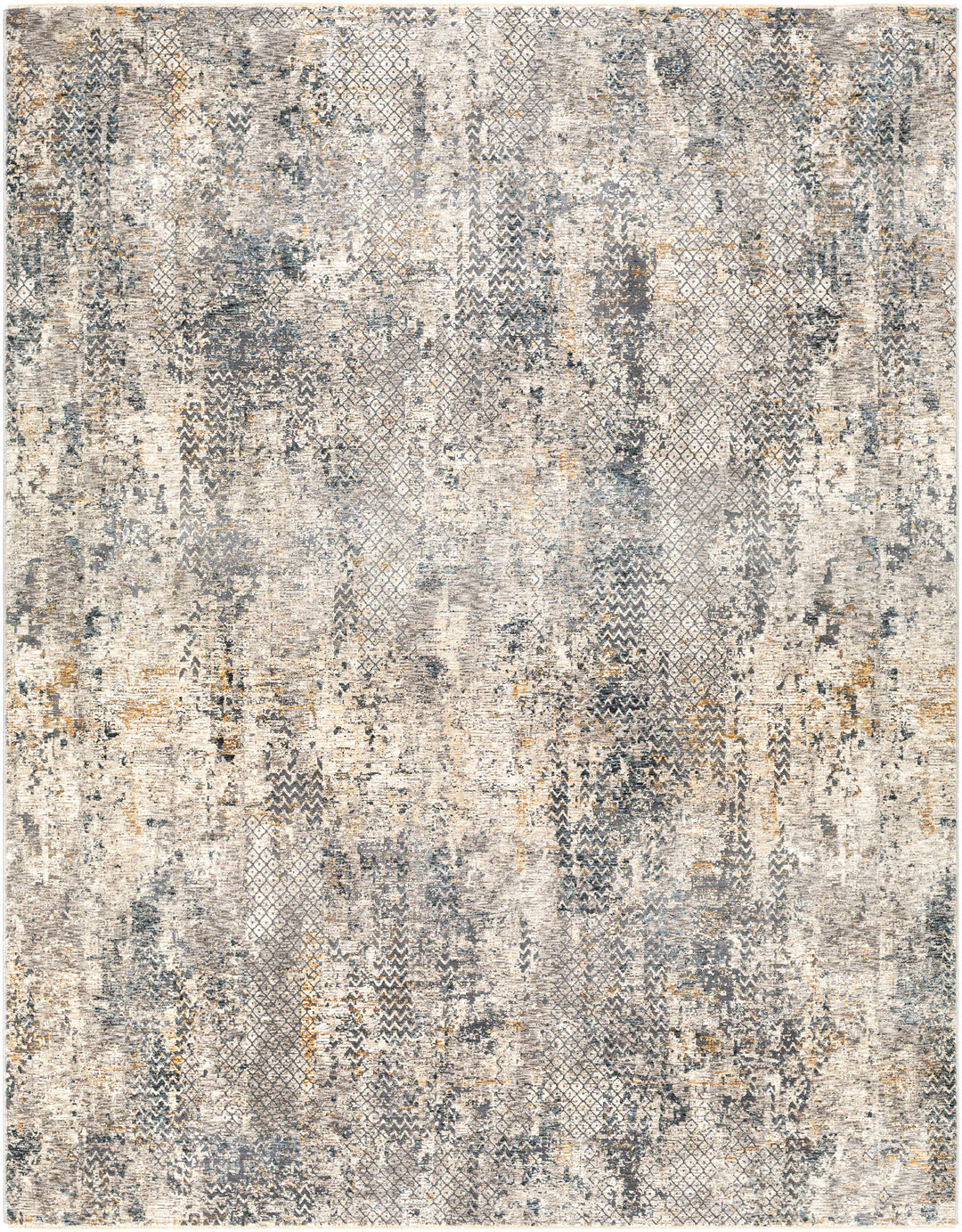 Lawnton Gray And Beige Modern Abstract Design Area Rug