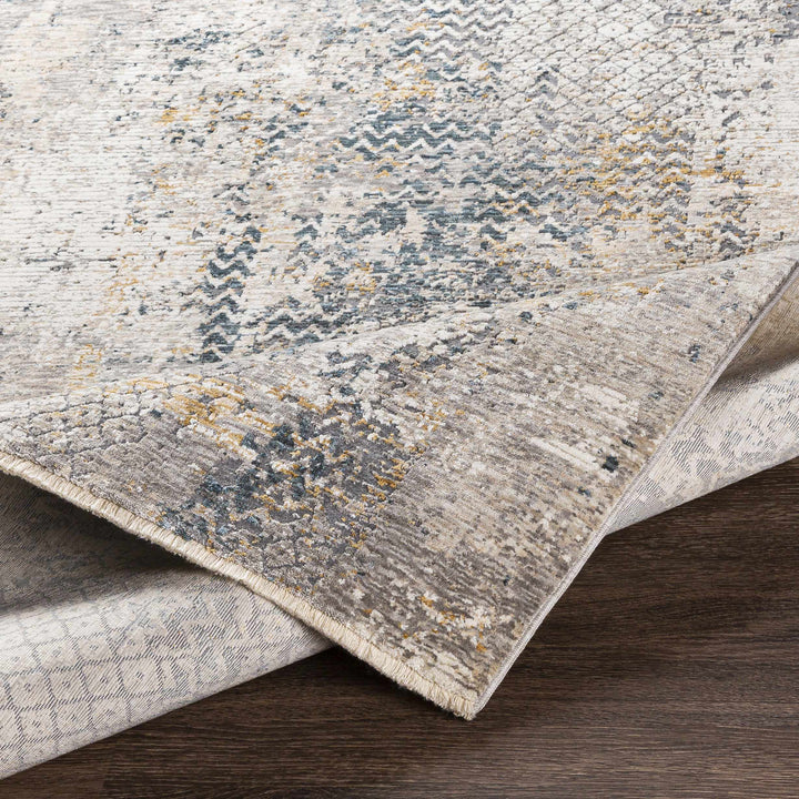 Lawnton Gray And Beige Modern Abstract Design Area Rug