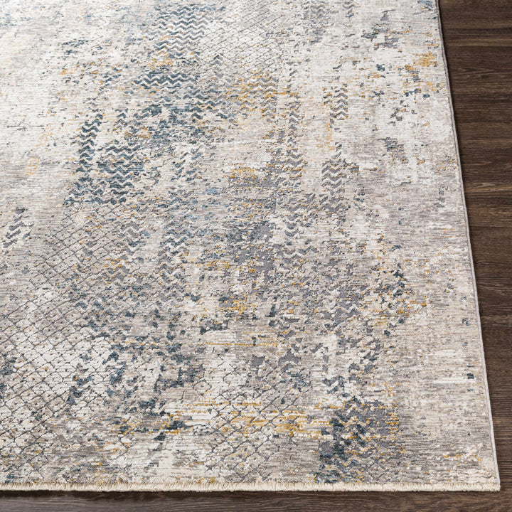 Lawnton Gray And Beige Modern Abstract Design Area Rug
