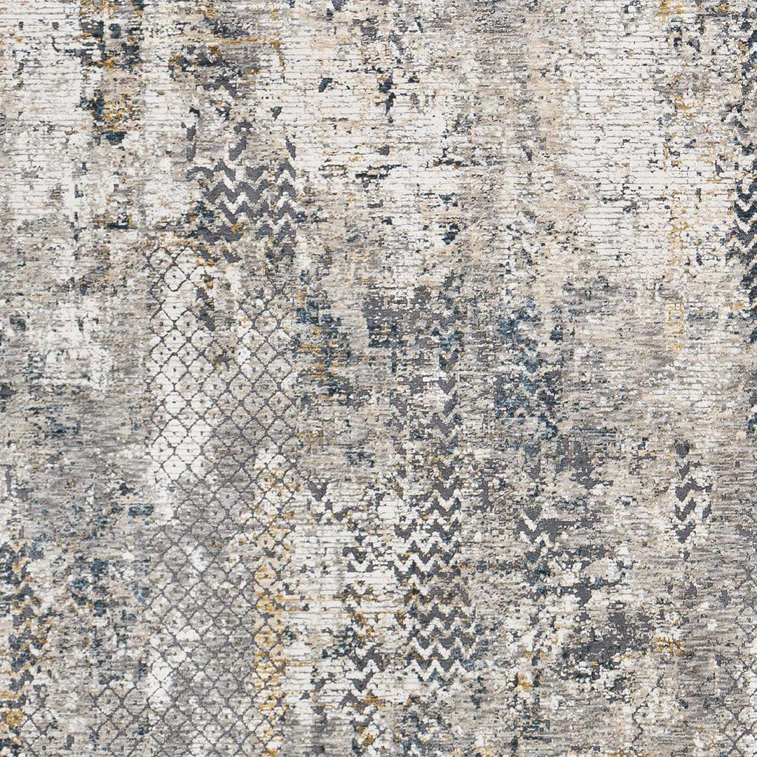 Lawnton Gray And Beige Modern Abstract Design Area Rug