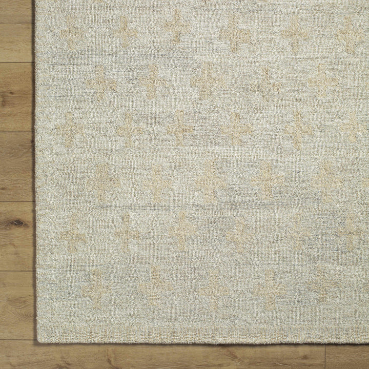 Lotta Hand Tufted Modern Style Beige Wool Area Rug
